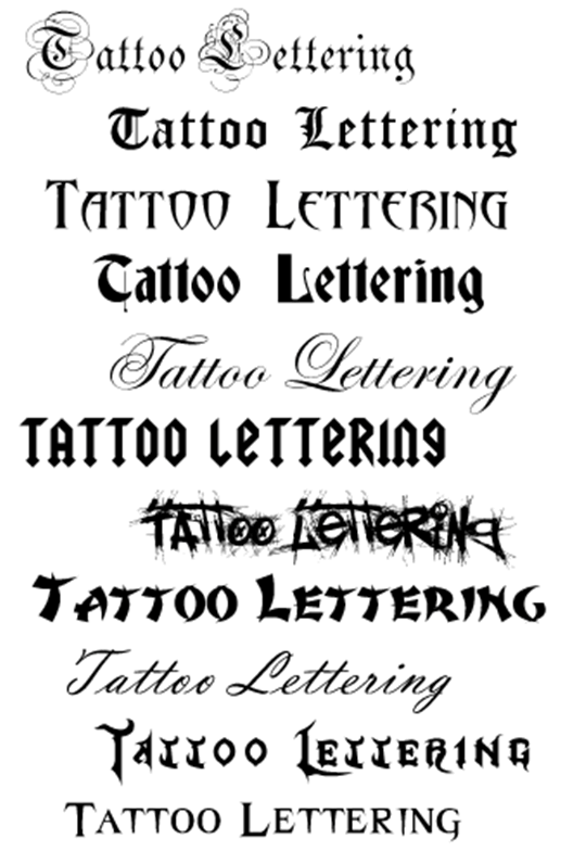 10 Best Tattoo Fonts