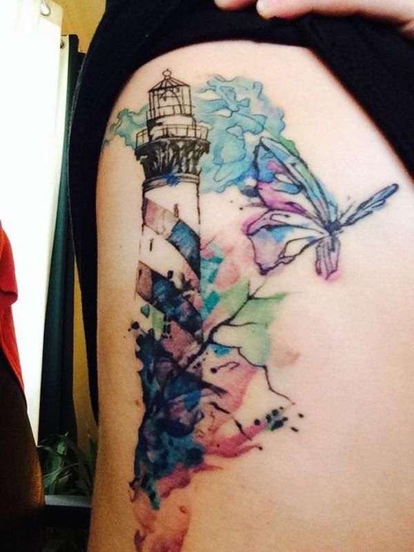 100 Lighthouse Tattoo Ideas Designs Meaning Styles Art And Design