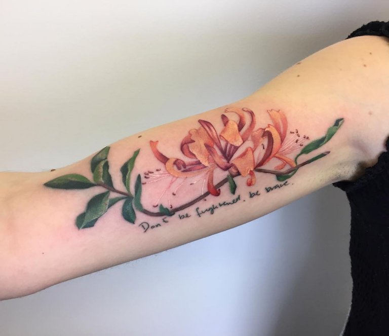 101 Amazing Honeysuckle Tattoo Ideas You Need To See