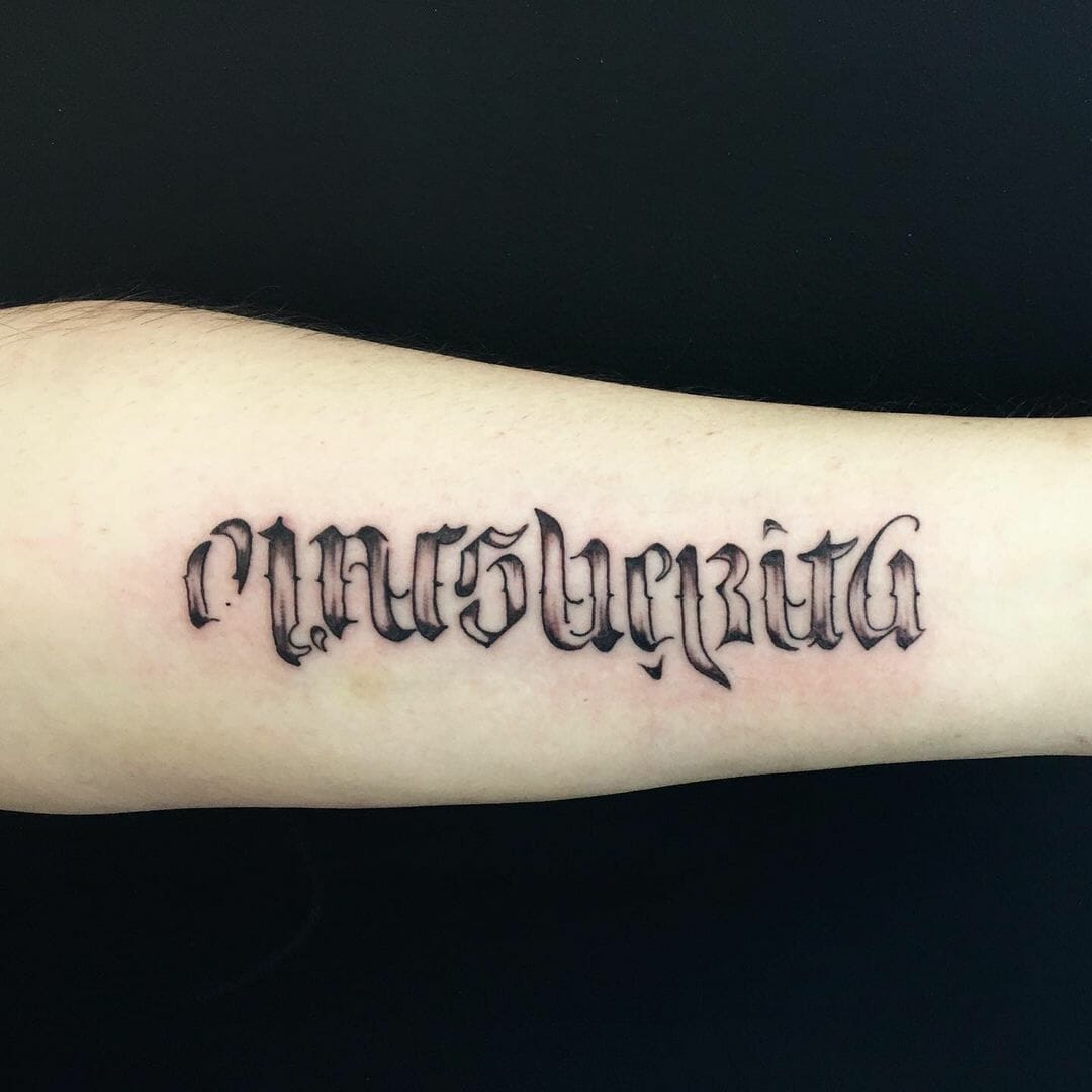 101 Best Ambigram Tattoo Ideas That Will Blow Your Mind