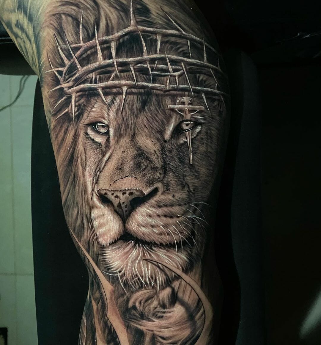 101 Best Lion With Crown Tattoo Ideas You Have To See To Believe