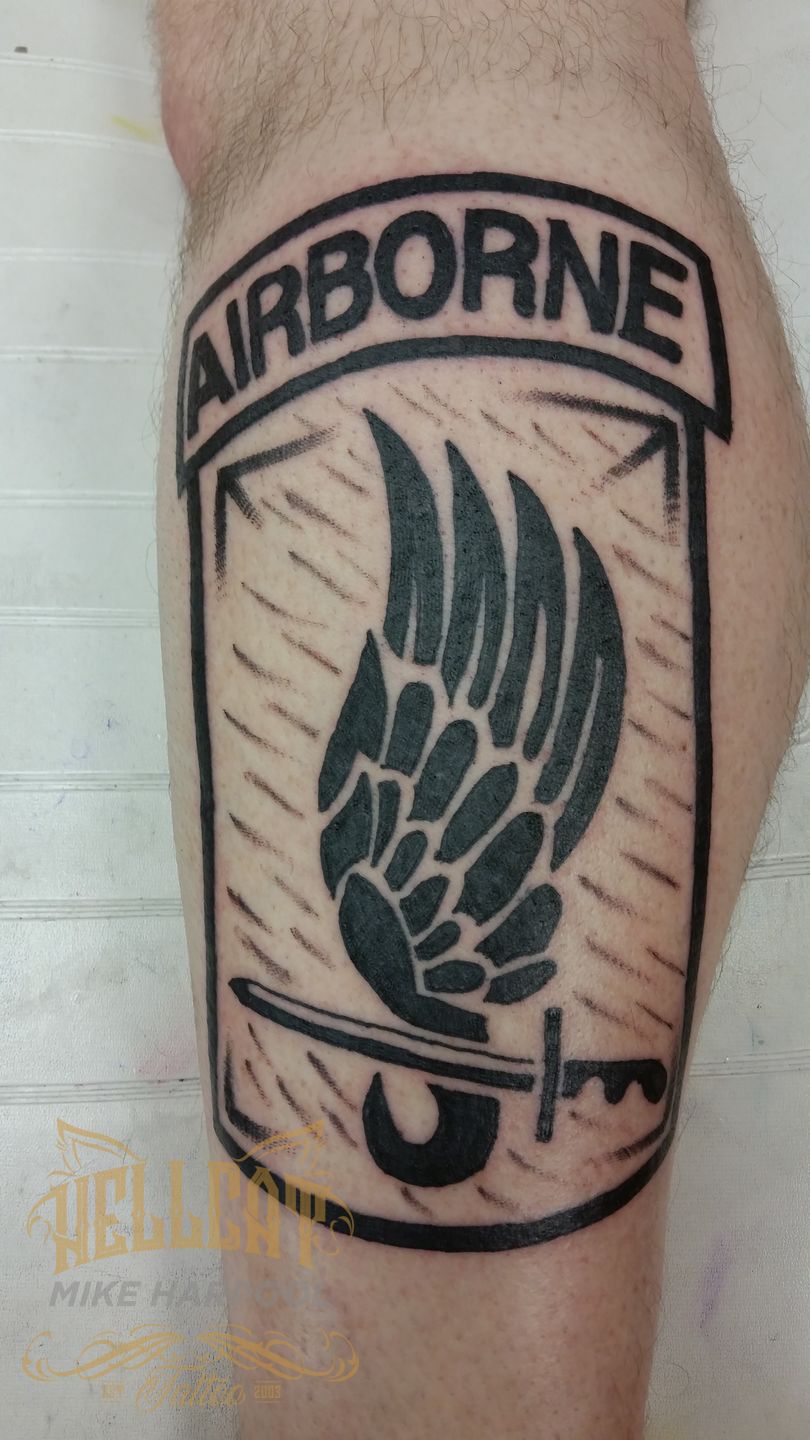 101St Airborne Patch Tattoo Izabelafashion