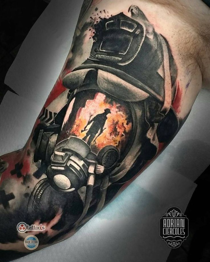 108 Firefighter Tattoo Ideas To Inspire You In 2023 Outsons In 2023 Fire Fighter Tattoos