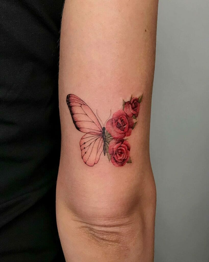 11 Butterfly And Rose Tattoo Designs That Will Blow Your Mind