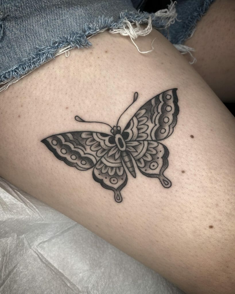 11 Butterfly Thigh Tattoo Ideas That Will Blow Your Mind