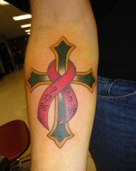 130 Inspiring Breast Cancer Ribbon Tattoos August 2019