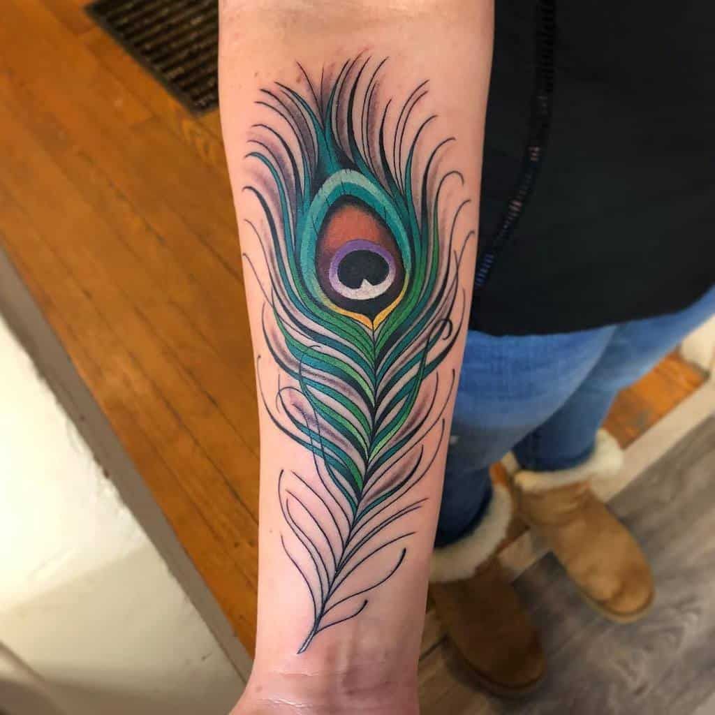 14 Beautiful Peacock Feather Tattoo Ideas For Women In 2023