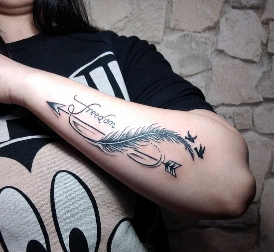 15 Inspirational Freedom Tattoo Designs For People Of All Ages