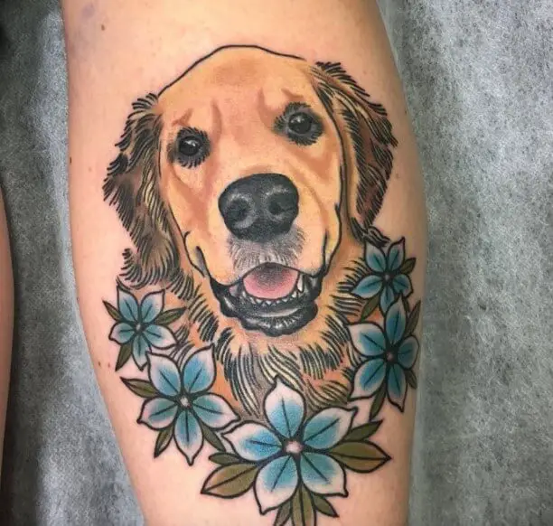 16 Golden Retriever Tattoo Ideas Buzzsharer Com