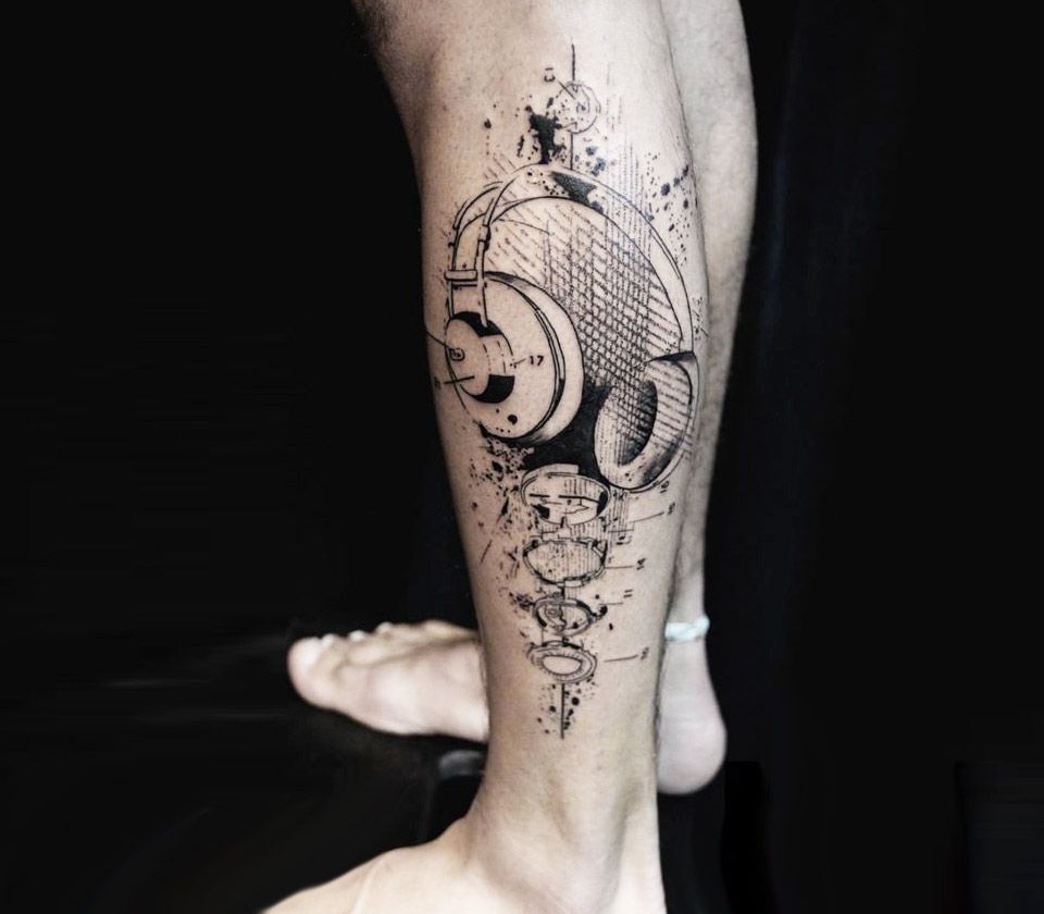 17 Best Images About Headphones Music On Pinterest City Tattoo Art