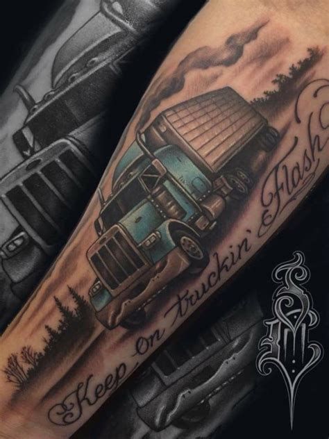 19 Truck Tattoo Ideas Hileamastorm