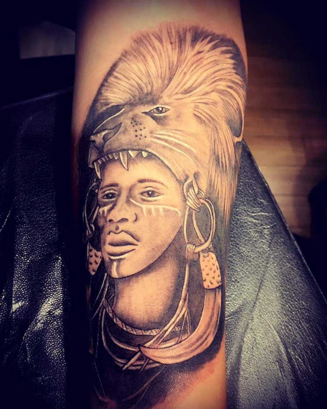 20 African Warriors Tattoo Designs With Meanings Tuko Co Ke