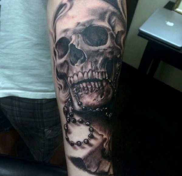 20 Best Skull Tattoos For Men On Forearm Images Skull Tattoos