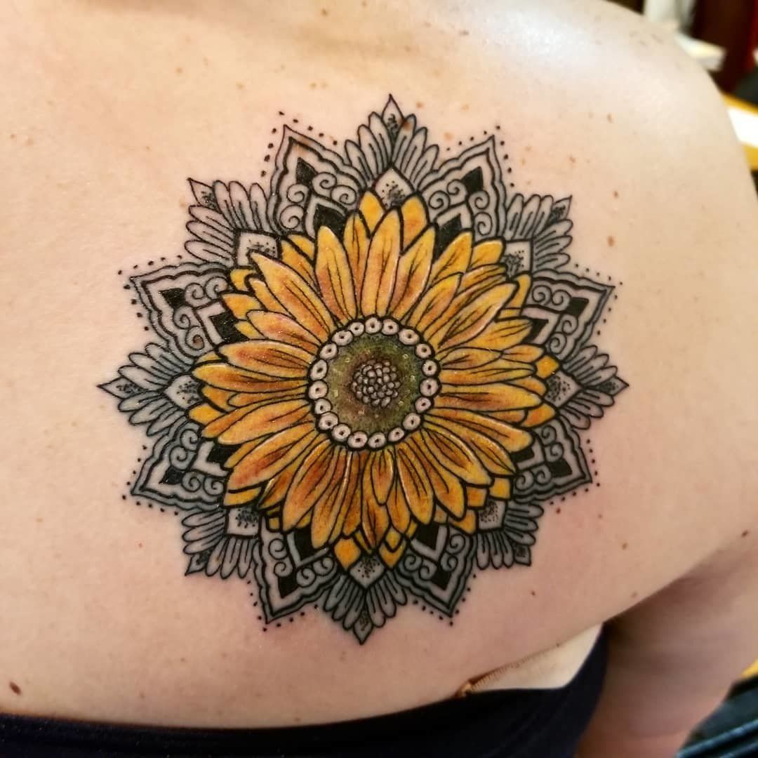 20 Cheery Sunflower Tattoos That Are Floral Done Right In 2023