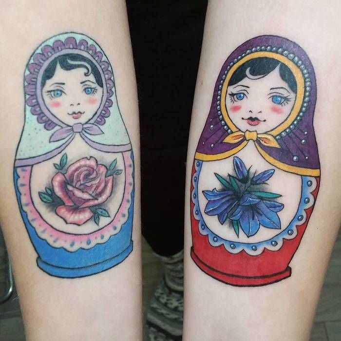 24 Beautiful Matryoshka Tattoo Designs And Ideas Tattoobloq