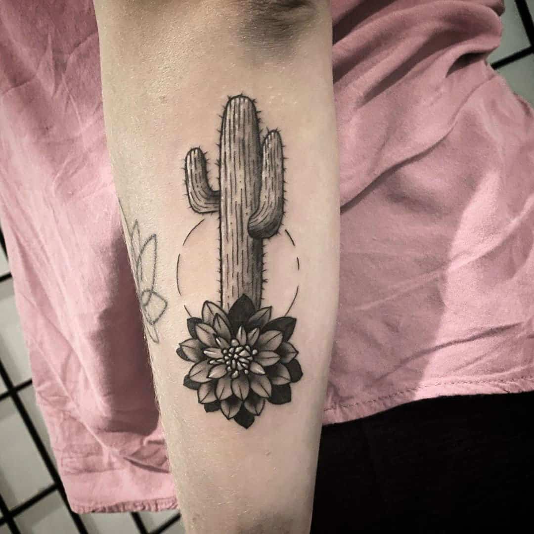 24 Fascinating Cactus Tattoo Ideas And Their Meanings Sortra