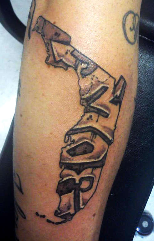 25 Beautiful State Of Florida Tattoos Florida Tattoos Tattoos State