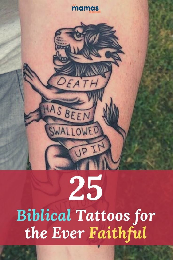 25 Biblical Tattoos Inspired By The Good Book In 2021 Biblical