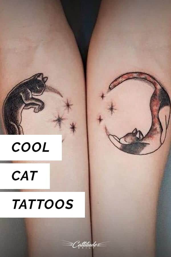 25 Cool Cat Tattoos To Honor Our Feline Friends Cattitude Daily