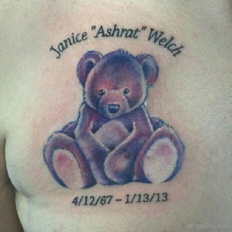 25 Teddy Bear Tattoo Designs Ideas Design Trends Premium Psd