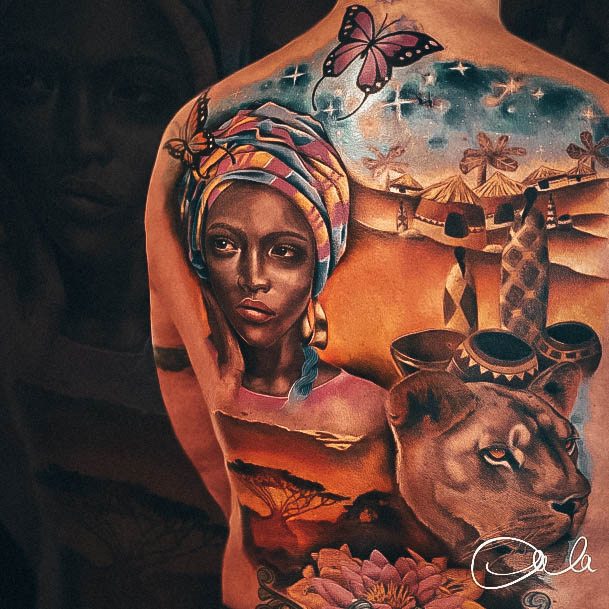 26 African Tattoos For Women Ataifaurelia