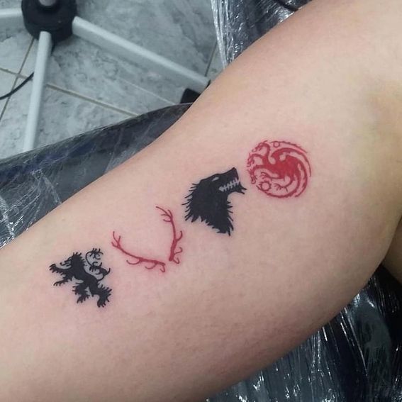 26 Game Of Thrones Tattoos You Can Choose From If You Want To Get