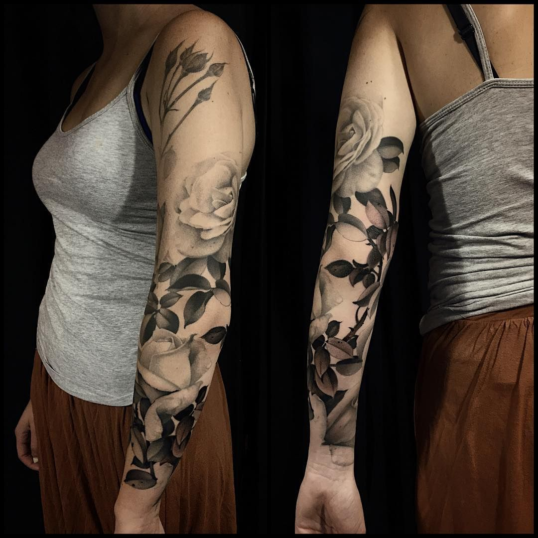 28 Best Realistic Rose Tattoo With Thorn Images On Pinterest Tattoo