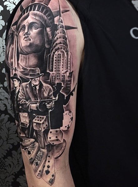 29 Tattoos Of Statue Of Liberty Georghunain