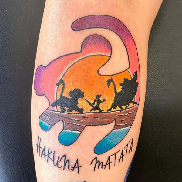 30 Amazing Hakuna Matata Tattoos Hakuna Matata Tattoo Tattoo Designs