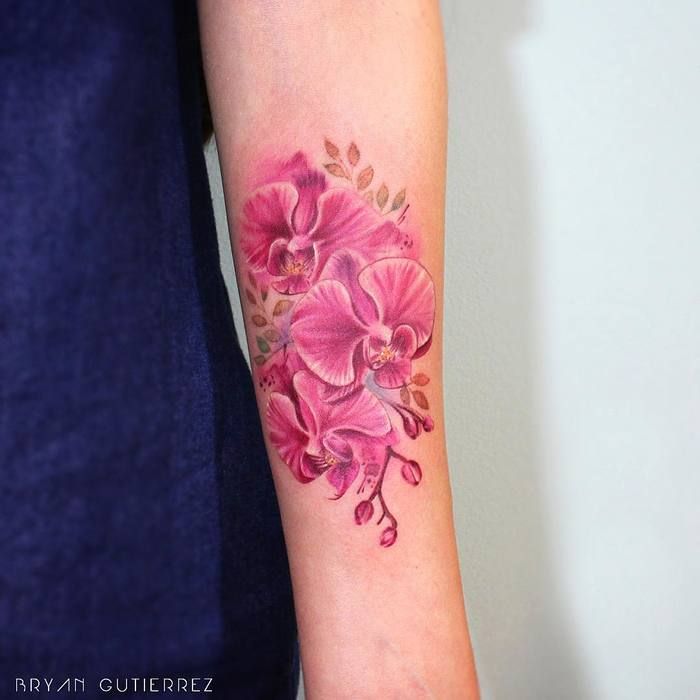 30 Gorgeous Orchid Tattoo Designs And Ideas Tattoobloq Orchid