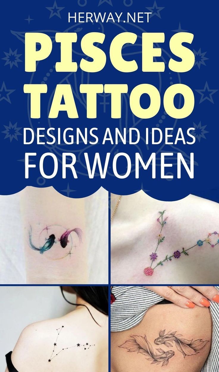 30 Gorgeous Pisces Tattoo Designs And Ideas Try One In 2019