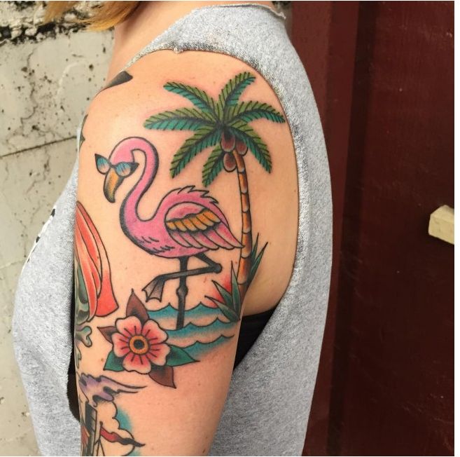 30 Superb Palm Tree Tattoo Designs And Meaning Tree Tattoo Designs