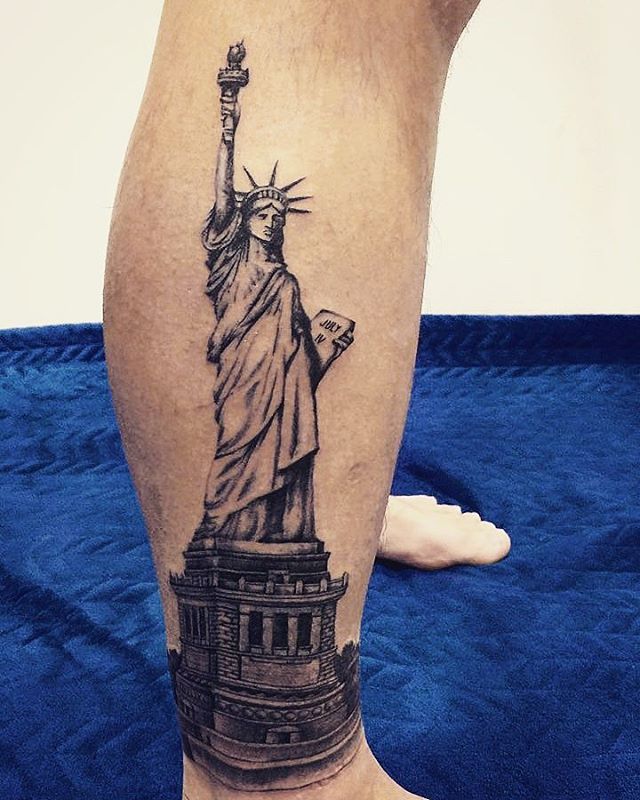 30 Ultimate Statue Of Liberty Tattoos Ideas