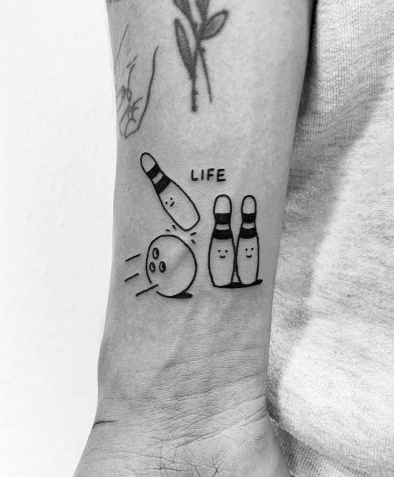 30 Unique Bowling Tattoos You Can Copy Xuzinuo Page 11