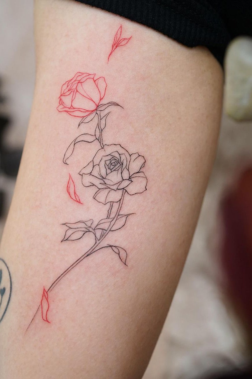 31 Pretty Rose Tattoo Designs To Get You Inspired