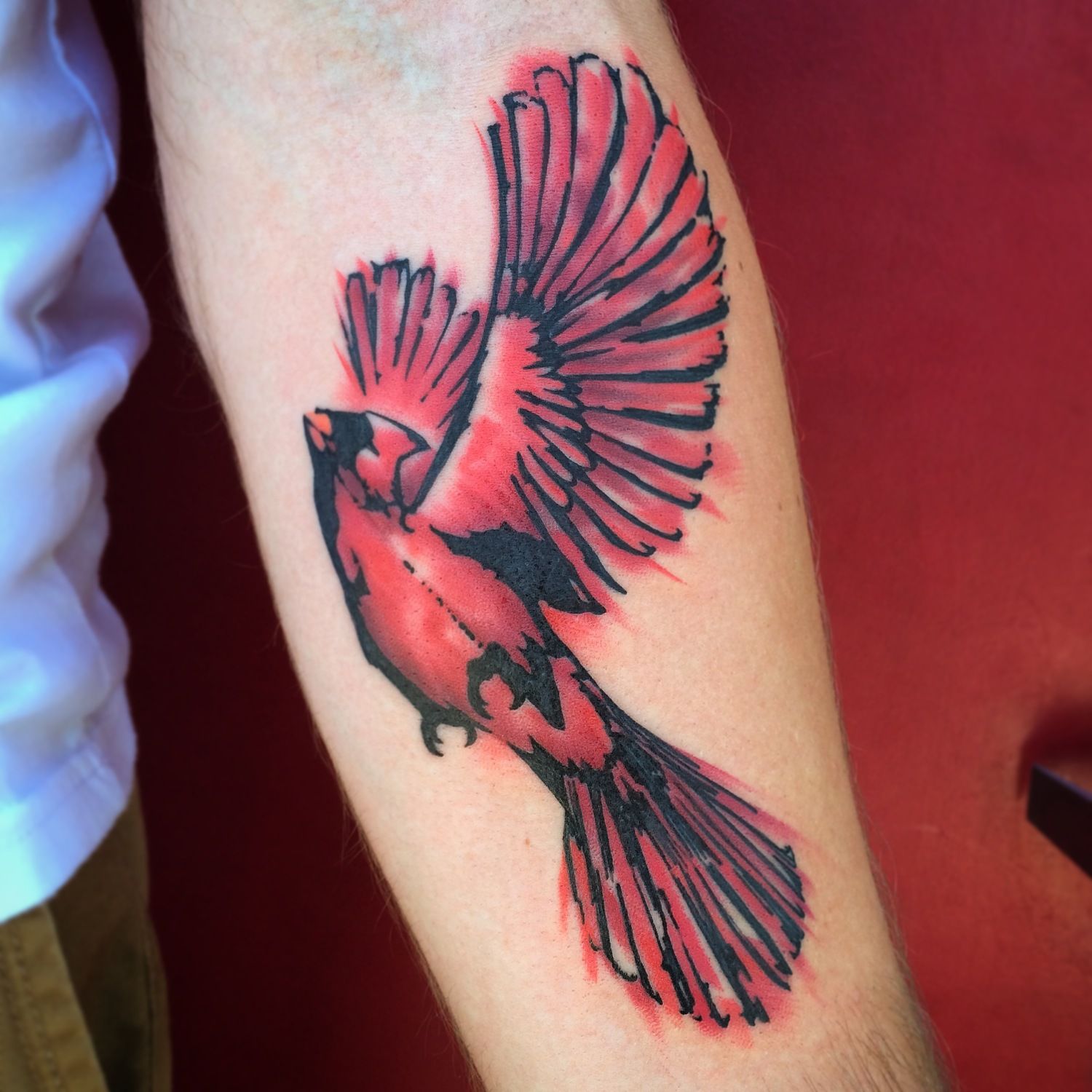 33 Best Red Cardinal Bird Tattoo Meaning Ideas