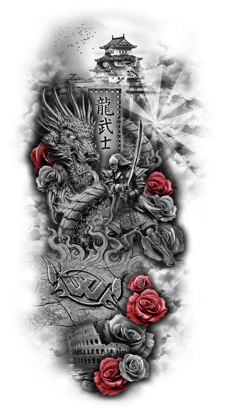 33 Best Samurai Warrior Tattoo Flash Images On Pinterest Japanese