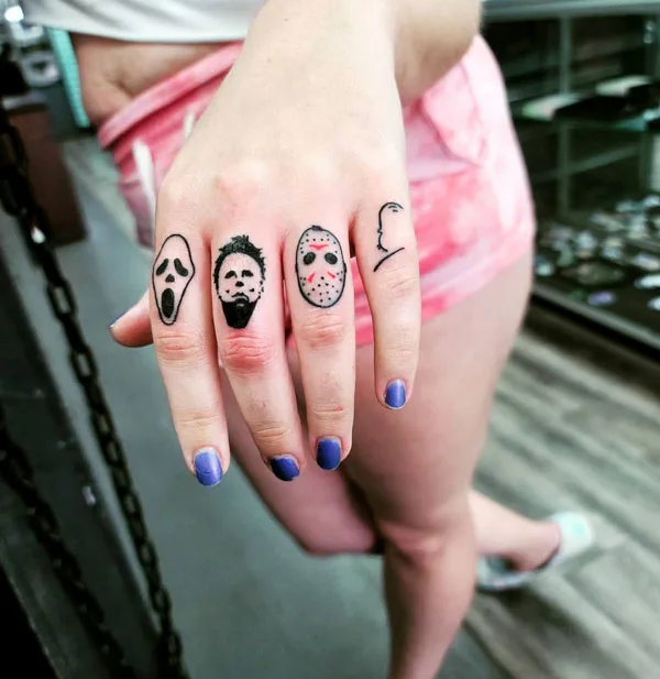 34 Awesome Horror Movie Temporary Tattoos Ideas