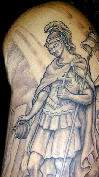 343 St Florian Memorial Tattoo My Firefighter Nation Best 3D Tattoos Ems Tattoos Future