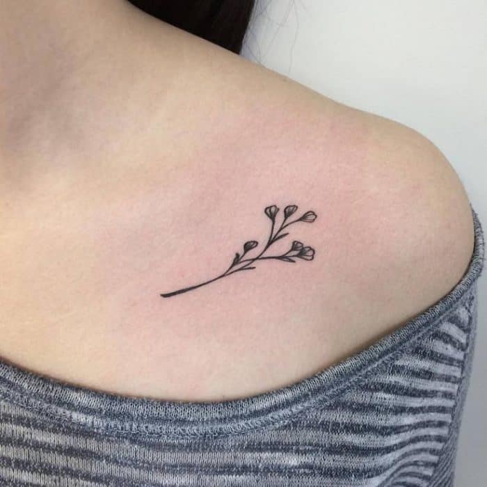 35 Cool Collar Bone Tattoo Ideas For Girls Bebeautylife Collar Bone