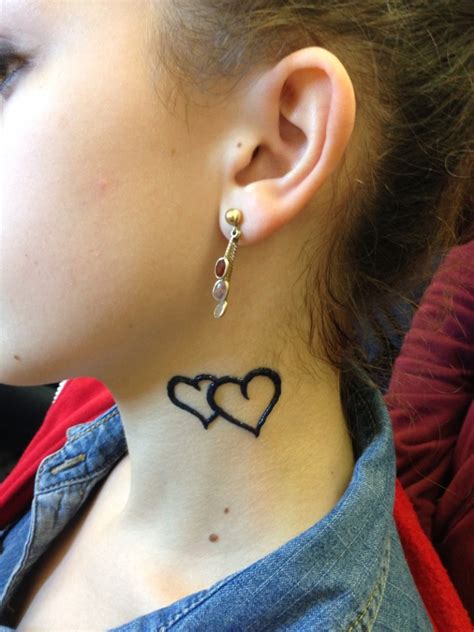 35 Stunning Heart Neck Tattoos