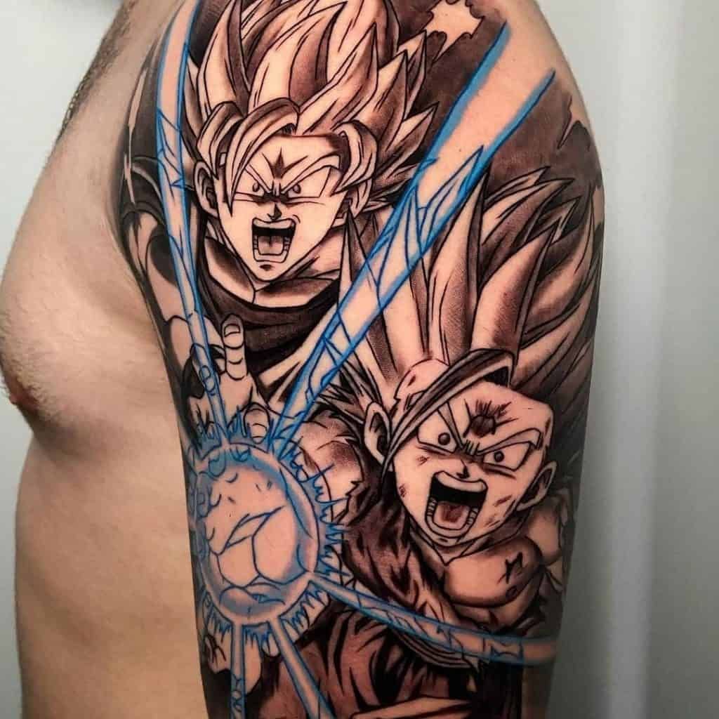 38 Amazing Dragon Ball Z Tattoo Arm Image Hd