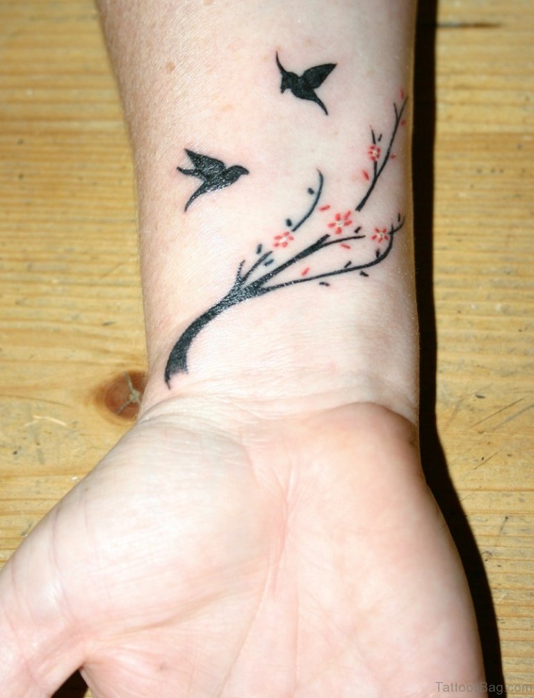 38 Amazing Flower Vine Tattoos On Wrist Image Hd