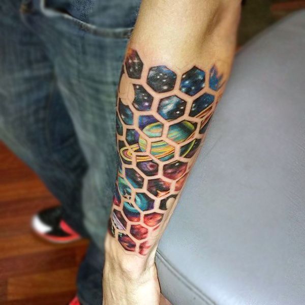 38 Honeycomb Tattoo Ideas Tattoo Designs