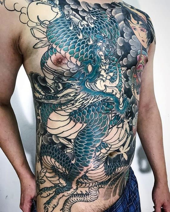 39 Powerful Dragon Chest Tattoo Designs For Men 2023 Guide