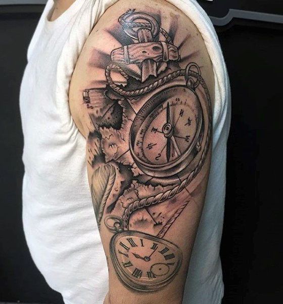 3D Compass Tattoo Tunersread Com