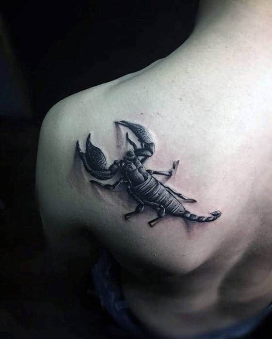 40 3D Scorpion Tattoo Designs For Men Stinger Ink Ideas