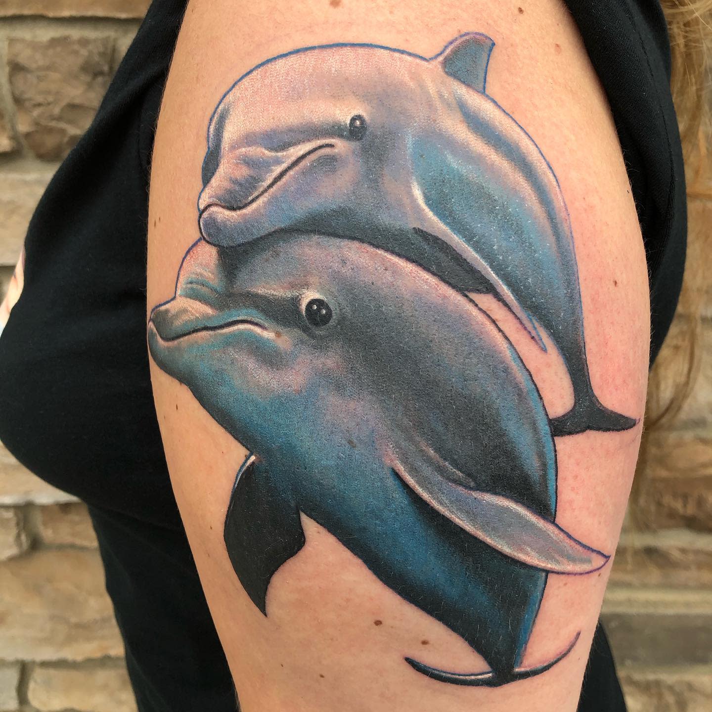 40 Dolphin Tattoos That Ll Flip You Over Dolphins Tattoo Animal