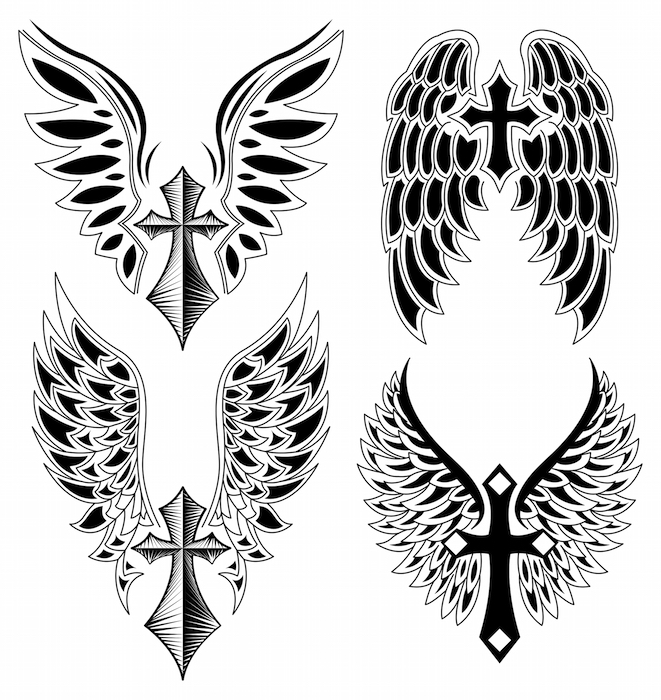 40 Fallen Angel Wings Tattoo Meaning