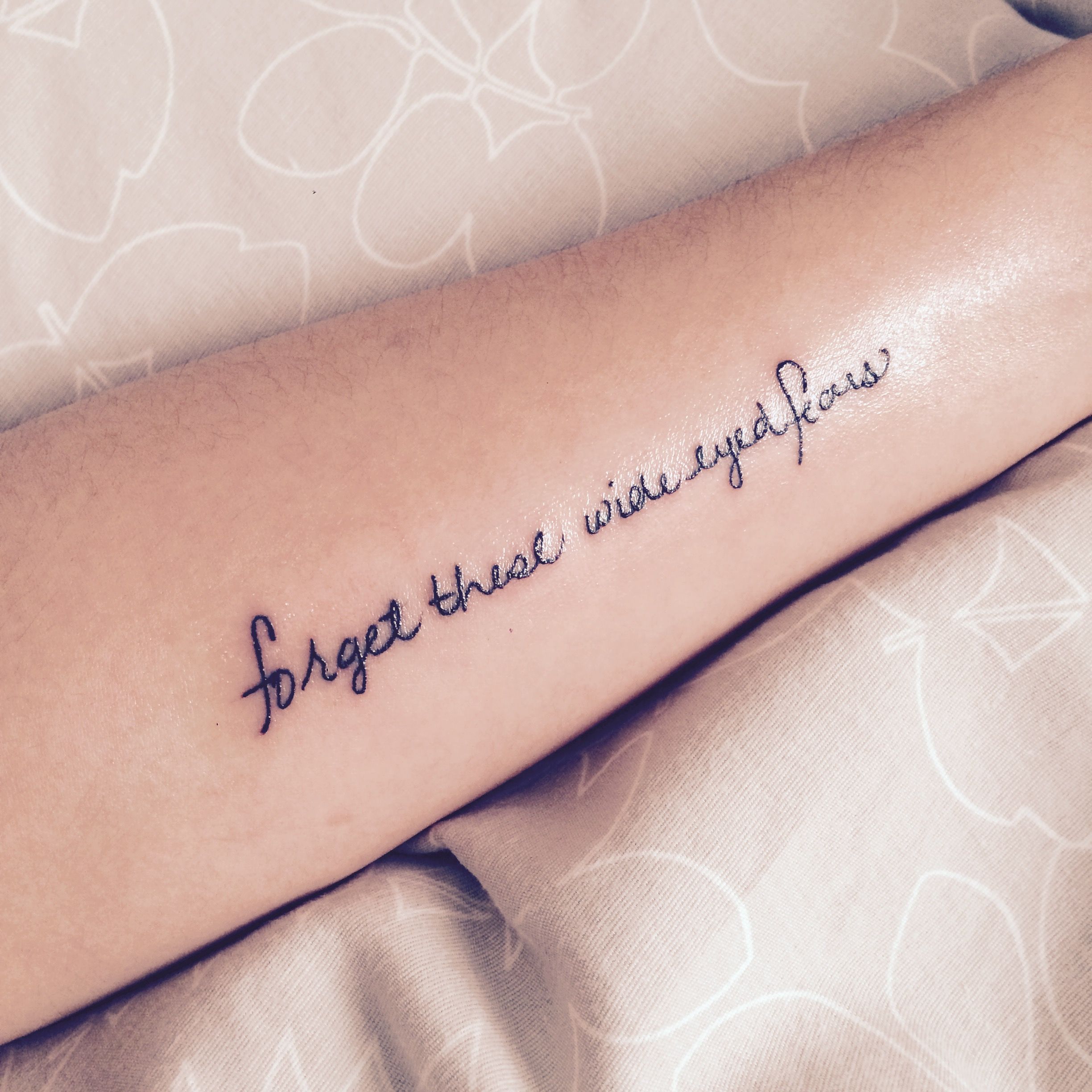 41 Forearm Quote Tattoos For Men